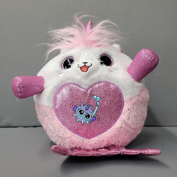 ZURU Rainbocorns Sequin Surprise Plush Unicorn Cat Mermaid Large 15" Toy Bright - Picture 4 of 14